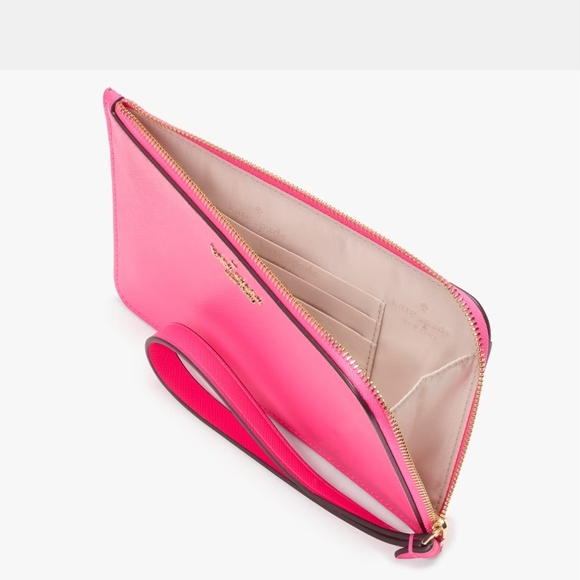 Kate Spade Lucy Medium L-Zip Wristlet With Mystery Bundle - Picture 3 of 4